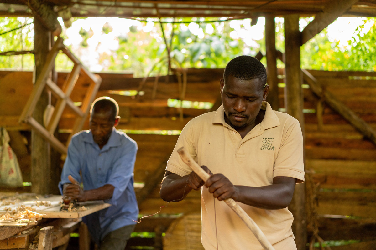 Joseph Nsabimana, Head Carpenter and furniture maker at Volcanoes Safaris