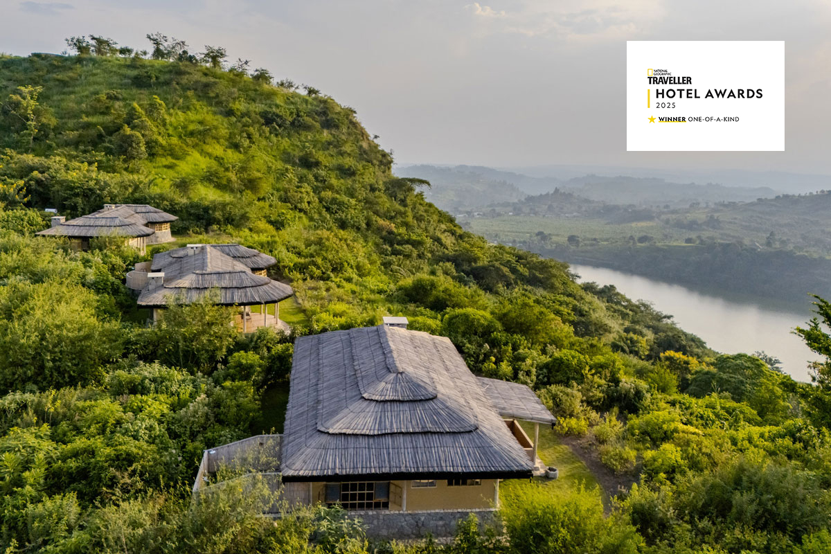 Kibale Lodge named one of the world's 30 best hotels on National Geographic Traveller (UK)