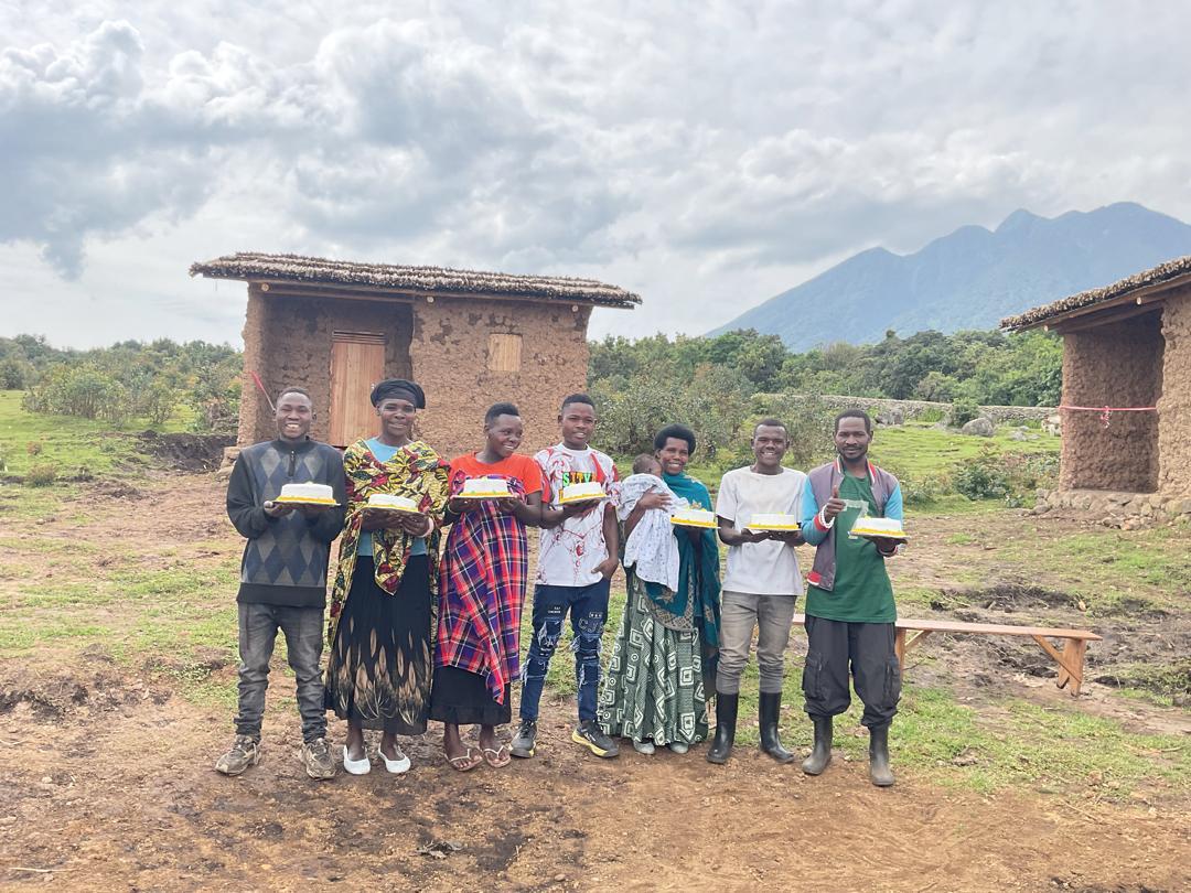 Seven Batwa Families Received New Homes in the Gahinga Batwa Village