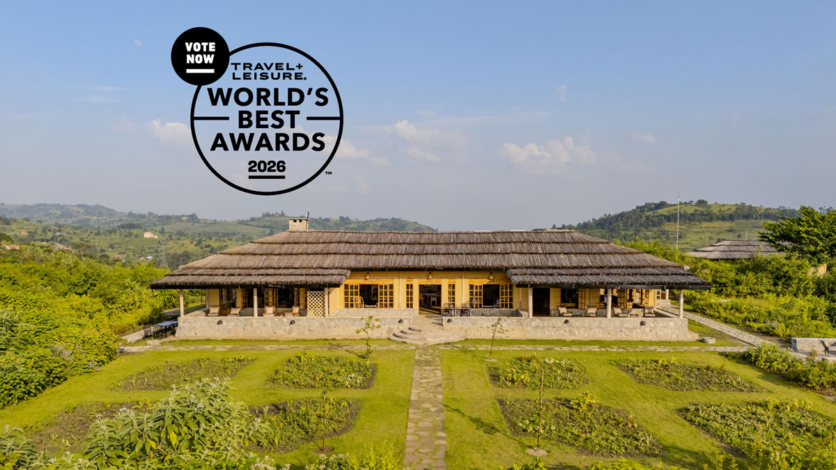 Support Volcanoes Safaris Lodges in the Travel+Leisure World's Best Awards