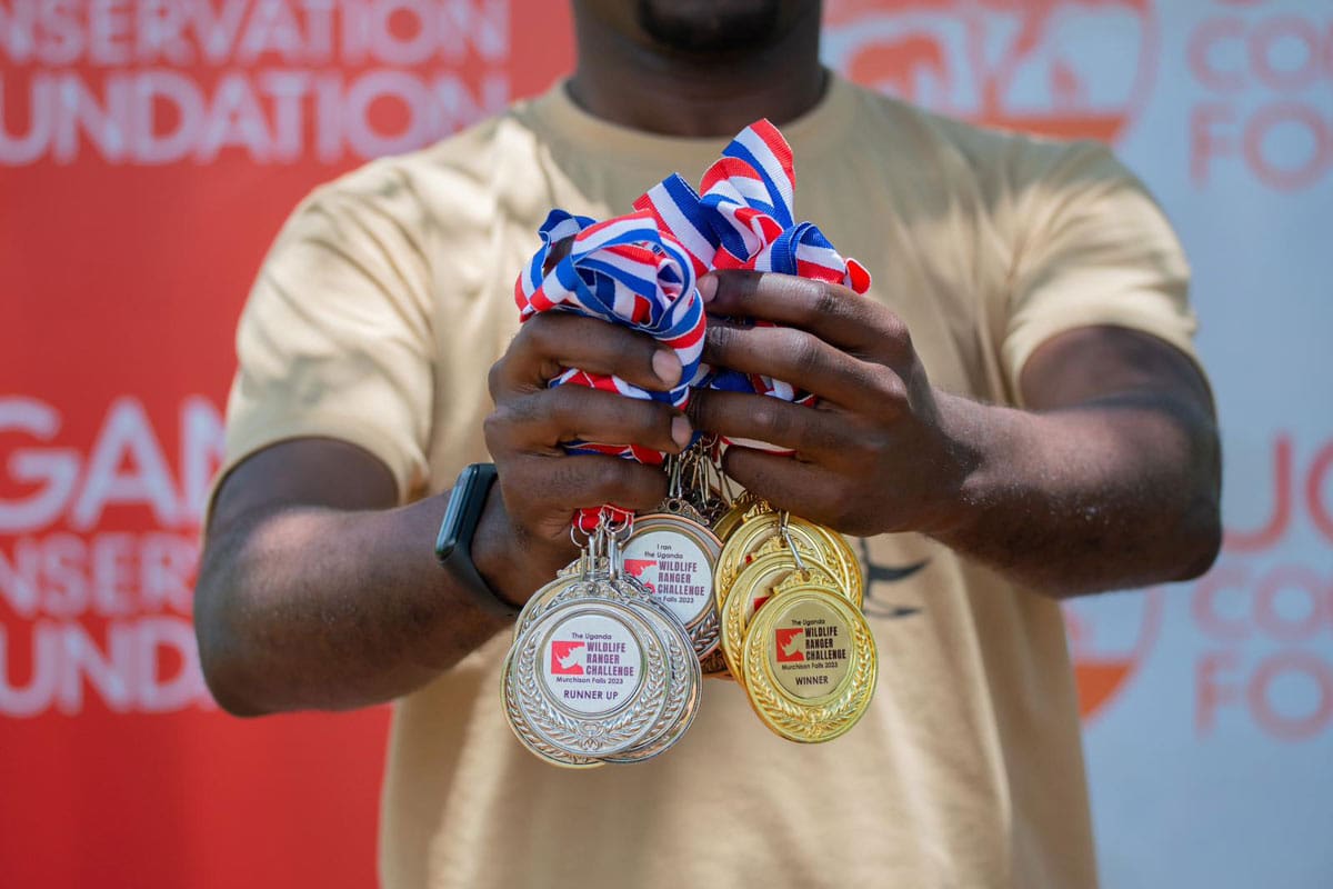 Volcanoes Safaris Partnership Trust team competes in Wildlife Ranger Challenge