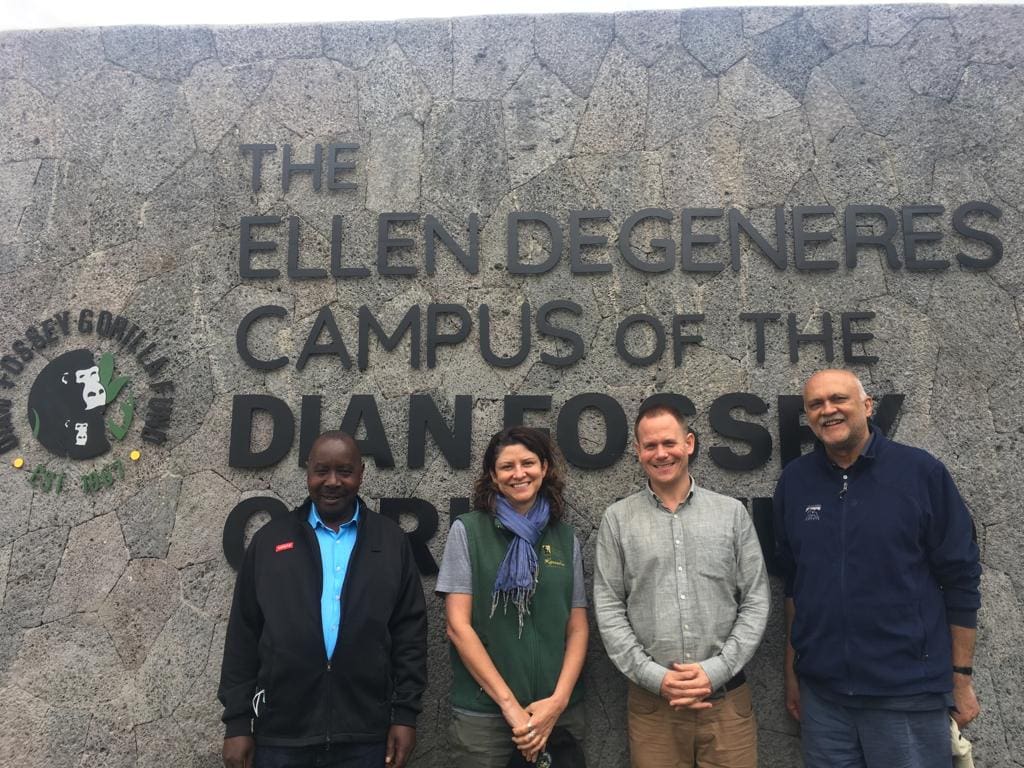 Volcanoes Safaris team visit the Ellen DeGeneres Campus of the Dian Fossey Gorilla Fund