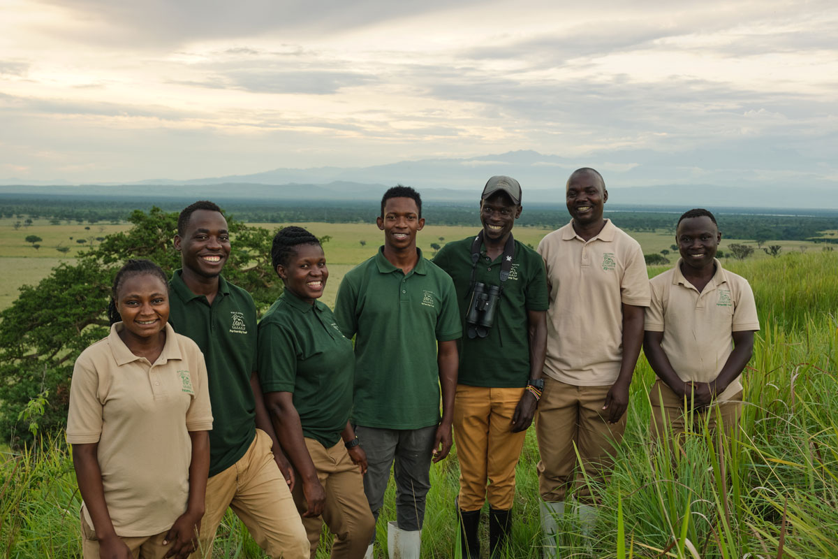 Presentation with Kyambura Lion Monitoring Team