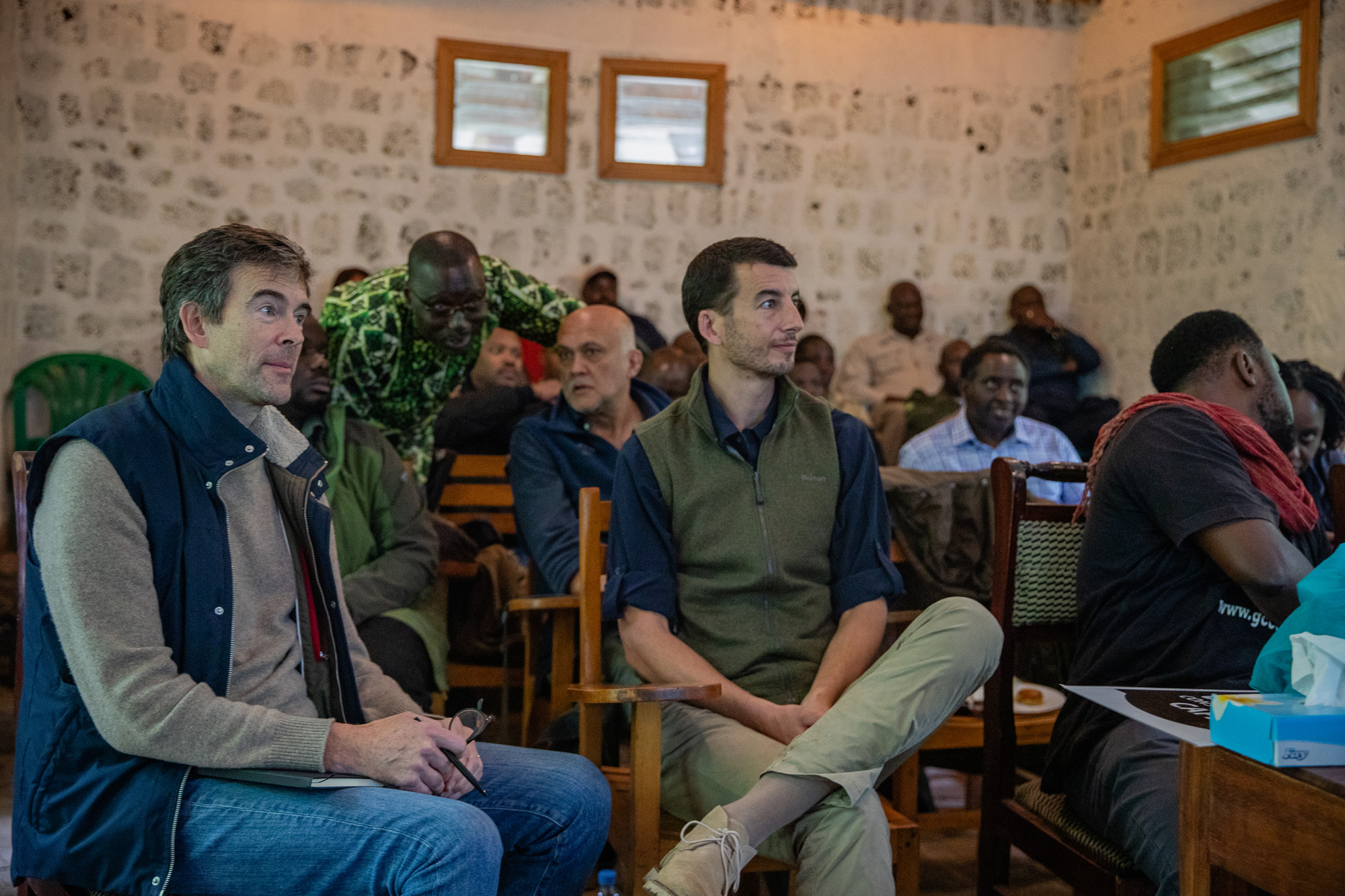Volcanoes Safaris Tea Processing Tour at Bwindi Lodge.