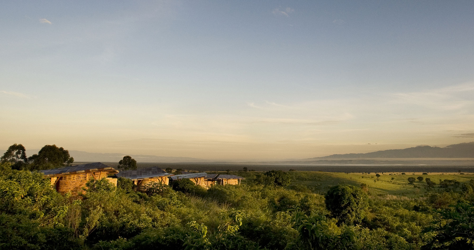 View of the Rift Valley from Kyambura Gorge Lodge