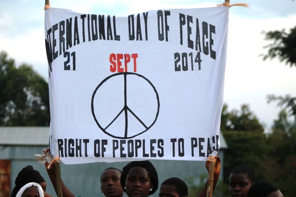 World peace day.