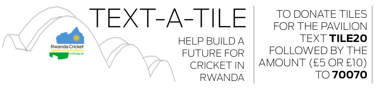 Text a Tile - Help Build a Future for Cricket in Rwanda logo