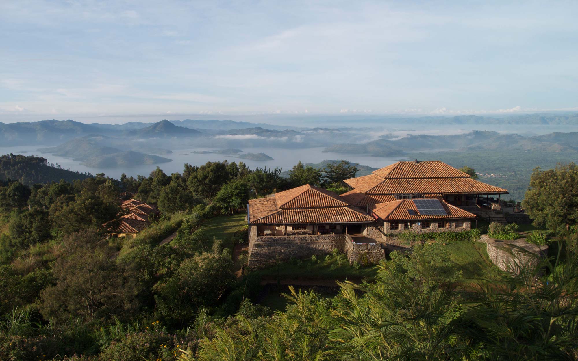 Virunga Lodge Aerial View