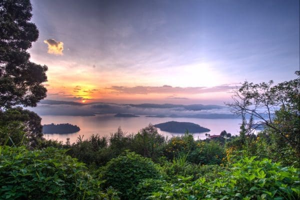 Virunga Sunset Panorama Preview