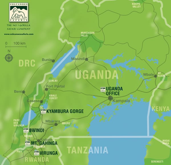 Map Uganda