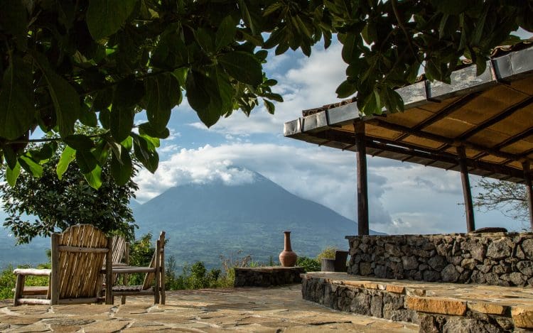 Virunga Main Lodge Terrace