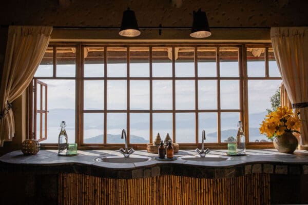 Press 5 volcanoes safaris virunga lodge bathroom 1