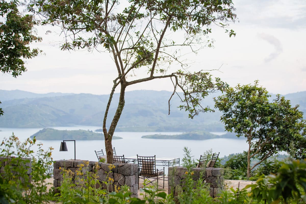 Lake Bulera View in the Virunga Mountains