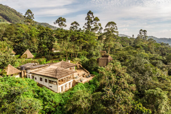 1 Bwindi Lodge Aerial view Sinamatella Uganda Bwindi 20180911 533